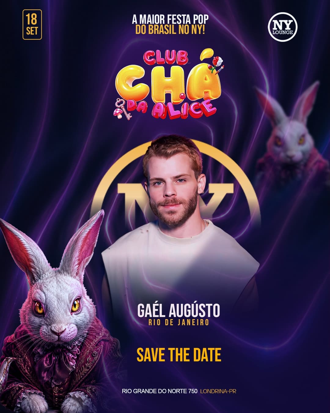 Flyer de Gaél Augusto
