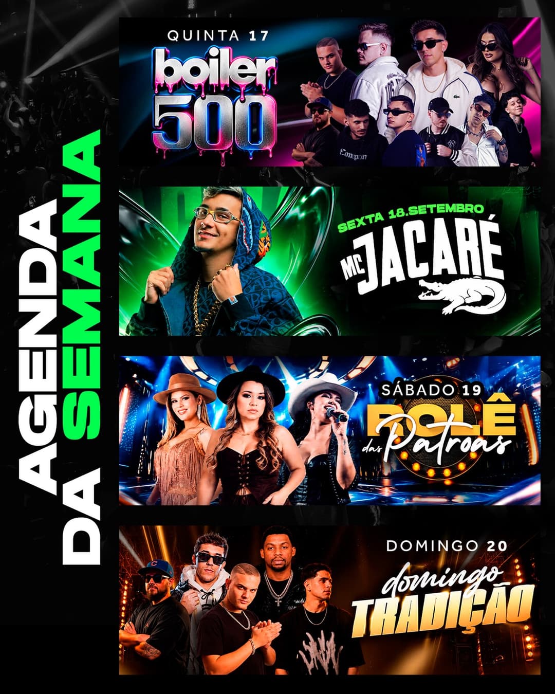 Flyer de Rolê das Patroas
