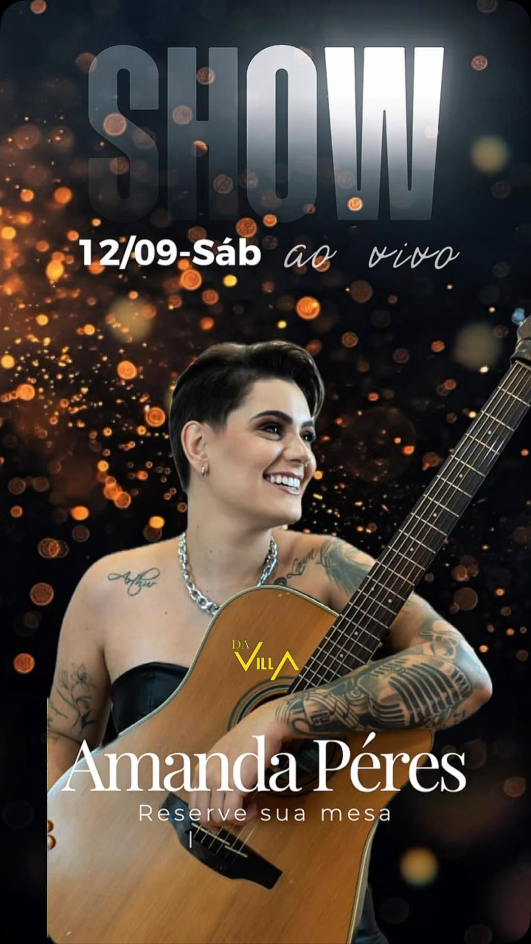 Flyer de Amanda Pereira
