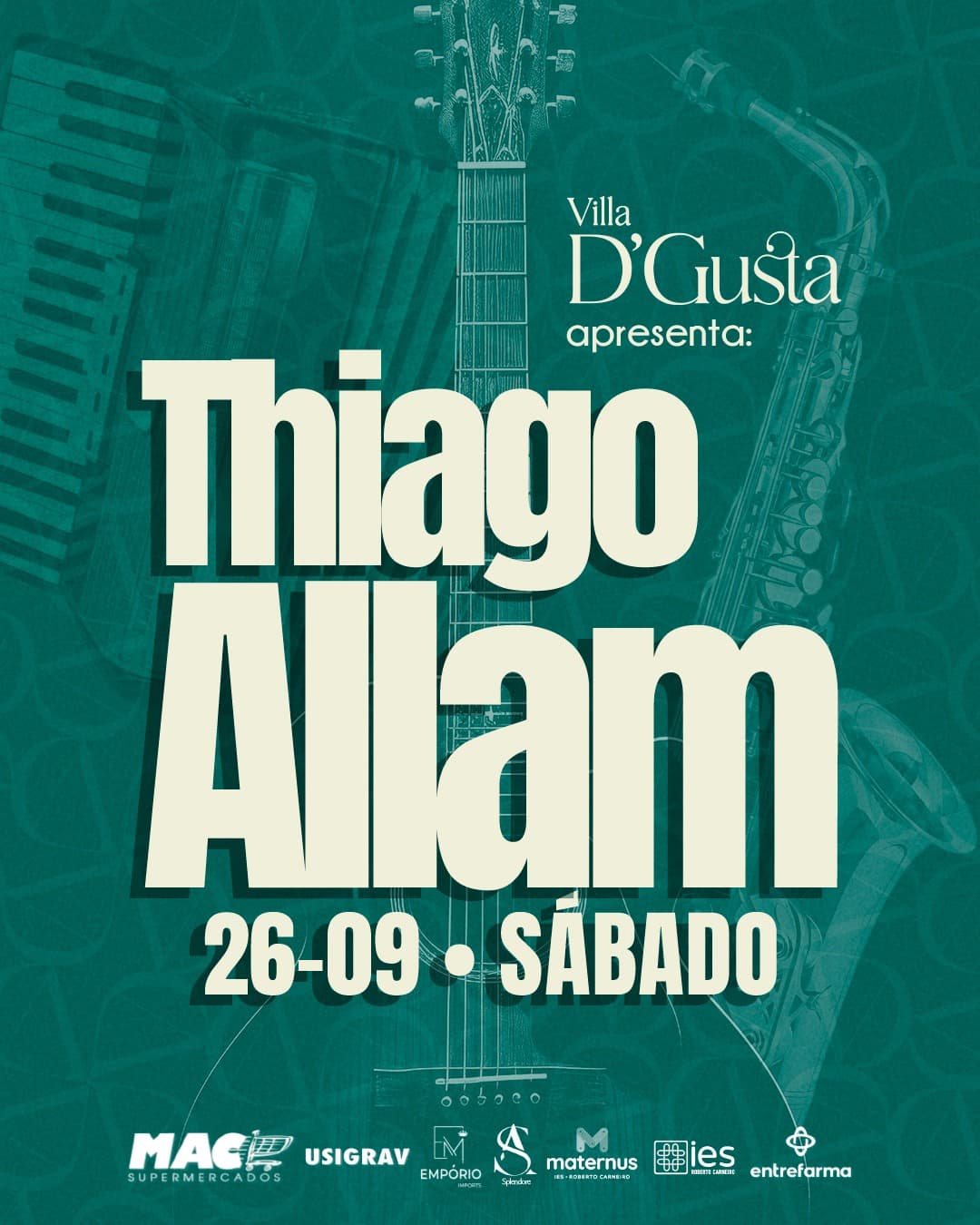 Flyer de Thiago Allam