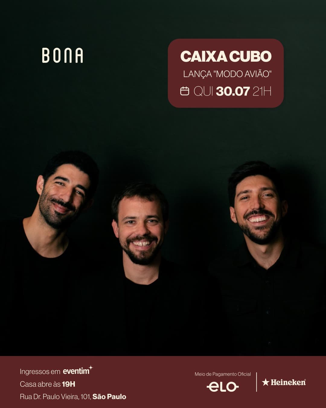 Flyer de Caixa Cubo