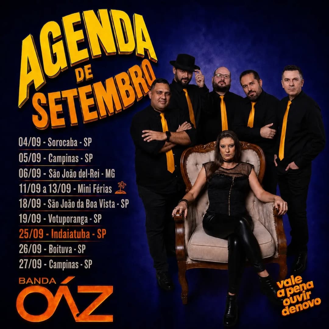 Flyer de Banda Oáz