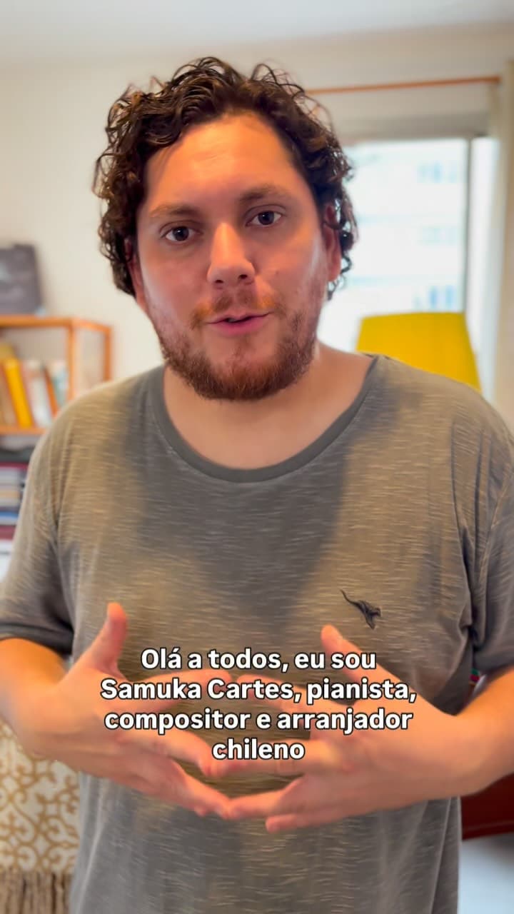 Flyer de Samuka Cartes e Ao Sul do Mundo