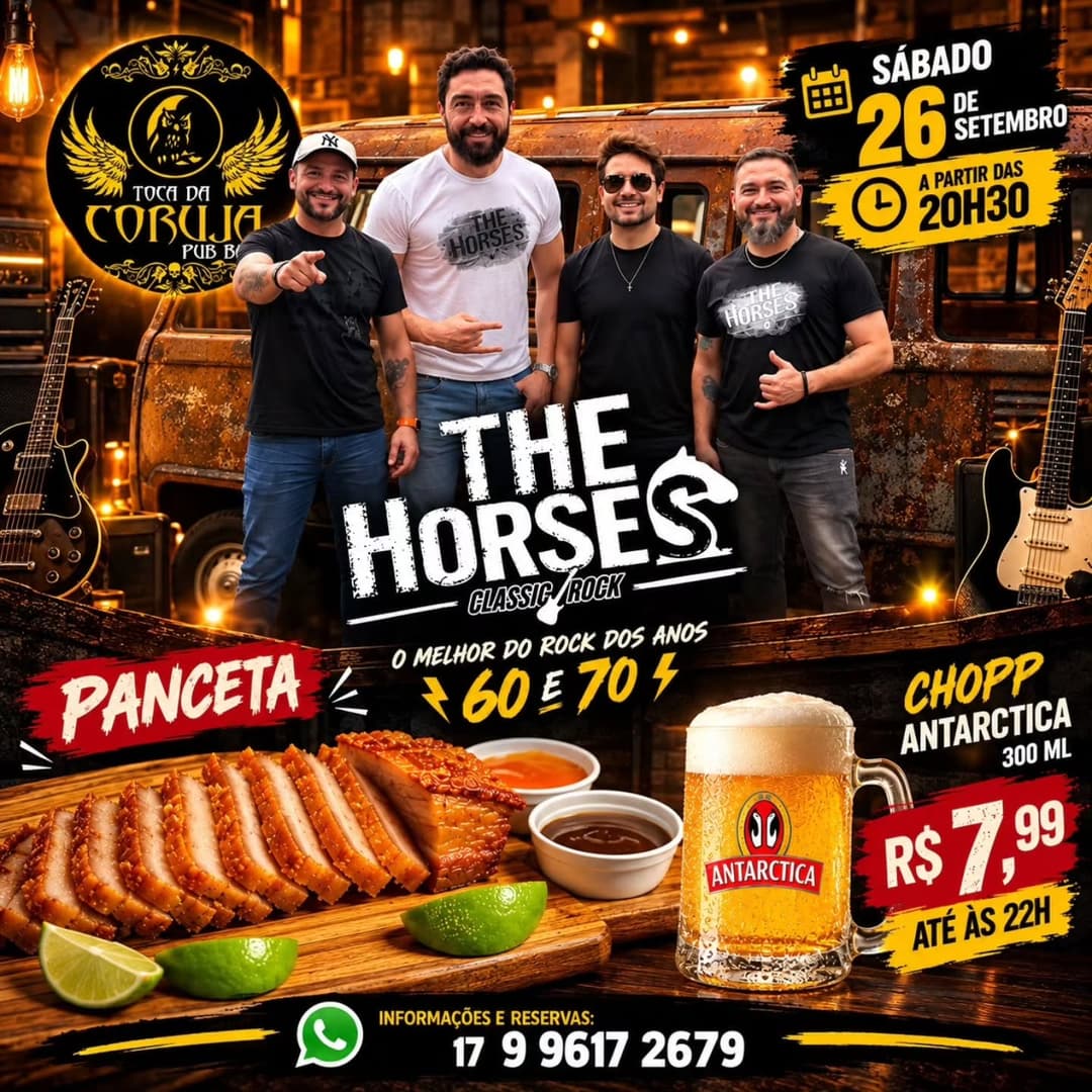 Flyer de The Horses