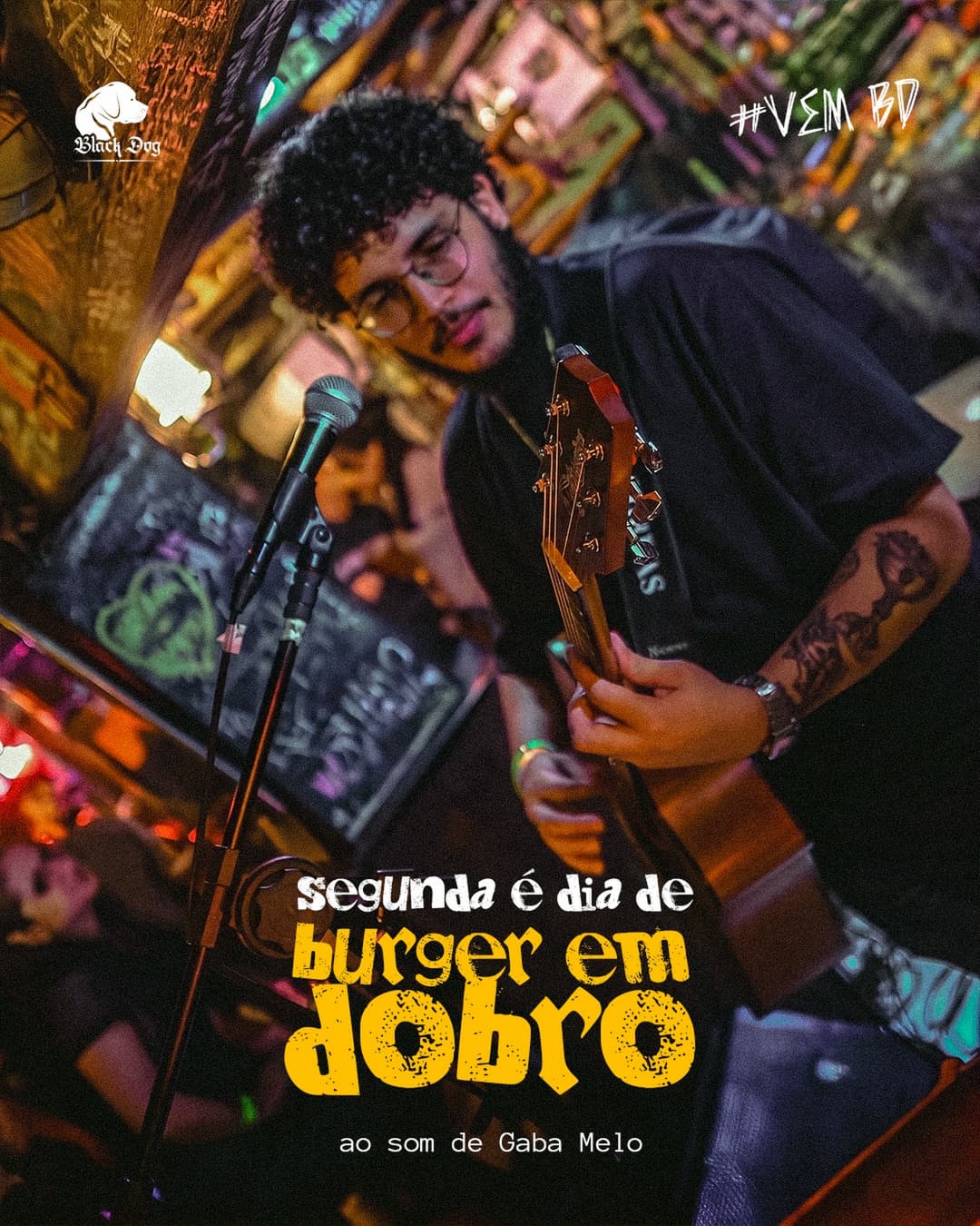 Flyer de Gaba Burger Acoustic