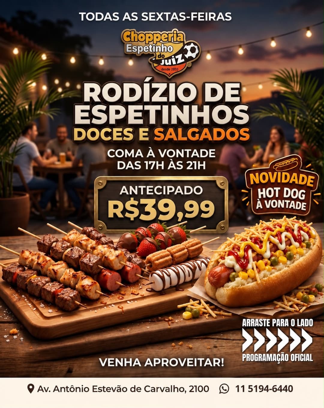Flyer de Um Dom a Mais e makanisoueu