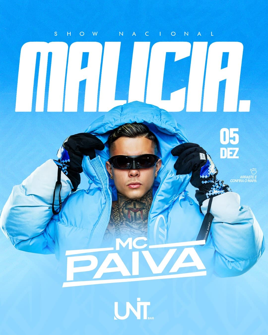Flyer de MC Paiva