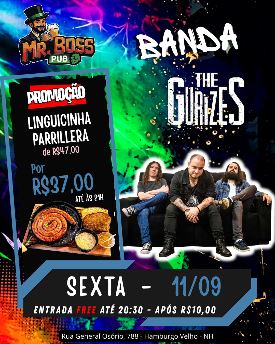 Flyer de The Gurizes