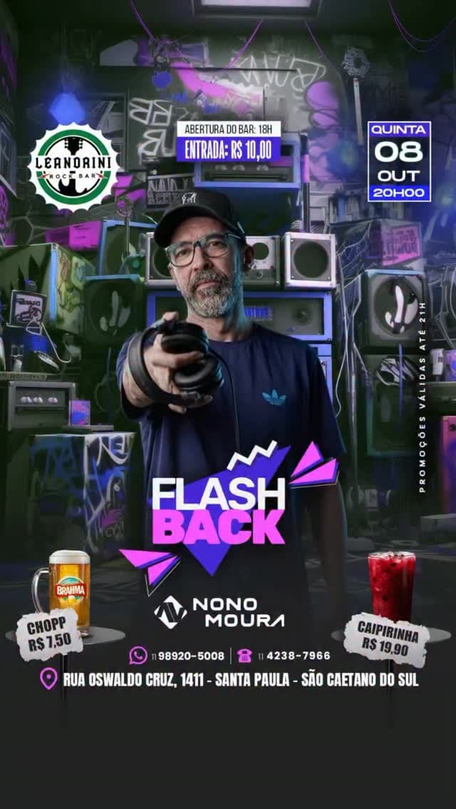 Flyer de Nonô Moura