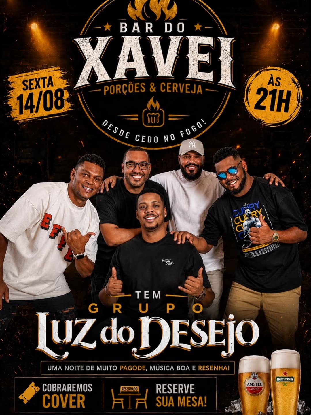 Flyer de Grupo Luz do Desejo