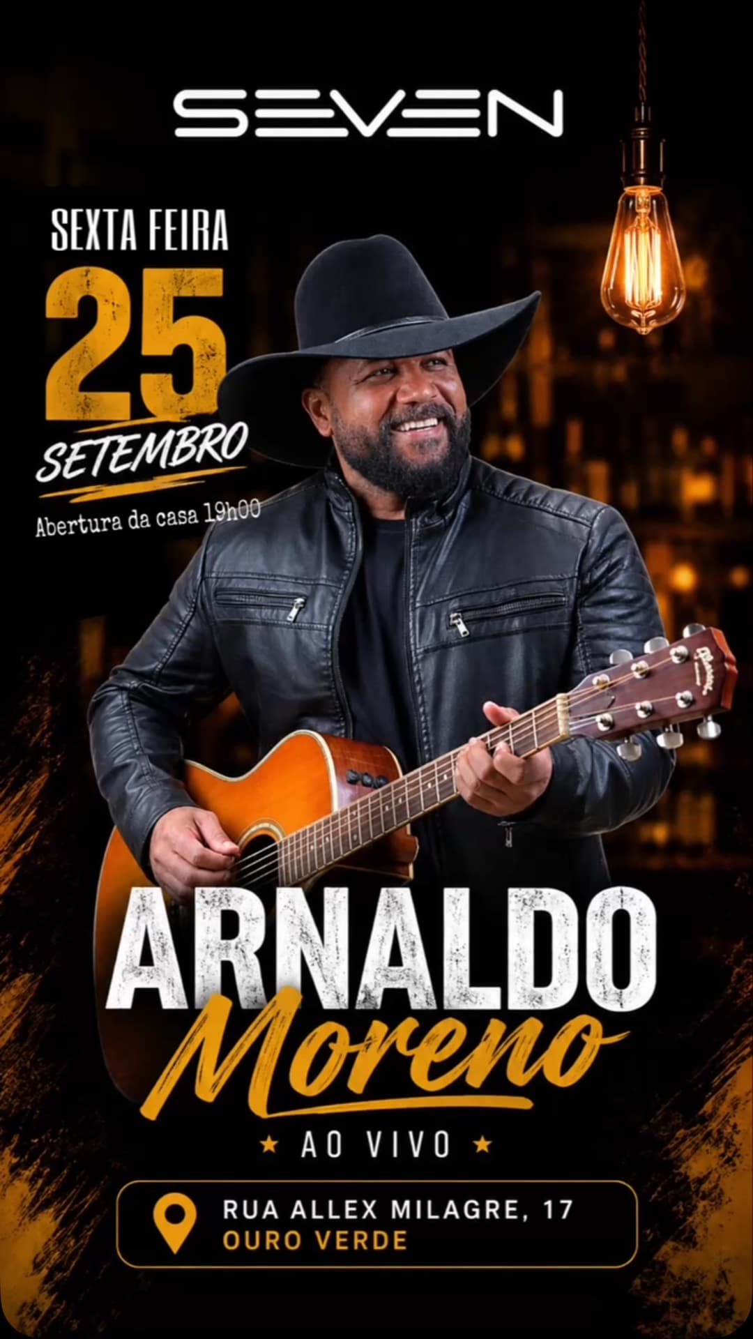 Flyer de Arnaldo Moreno