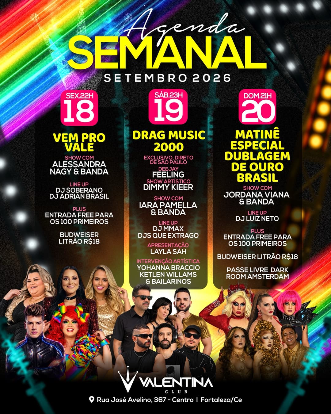 Flyer de Drag Music 2000