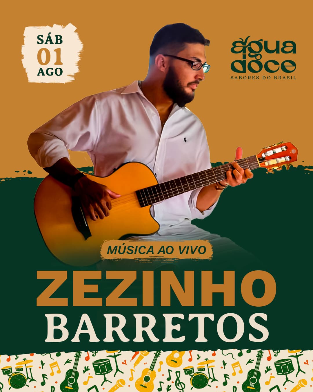 Flyer de Zezinho Barretos