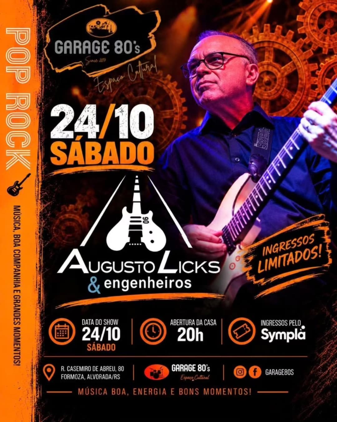 Flyer de Augusto Licks