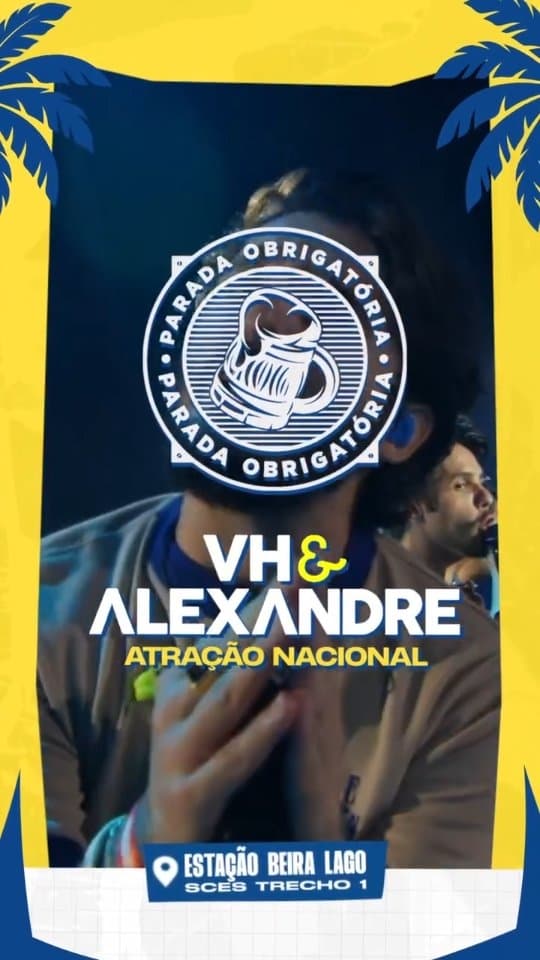 Flyer de VH & Alexandre e Deu Baile