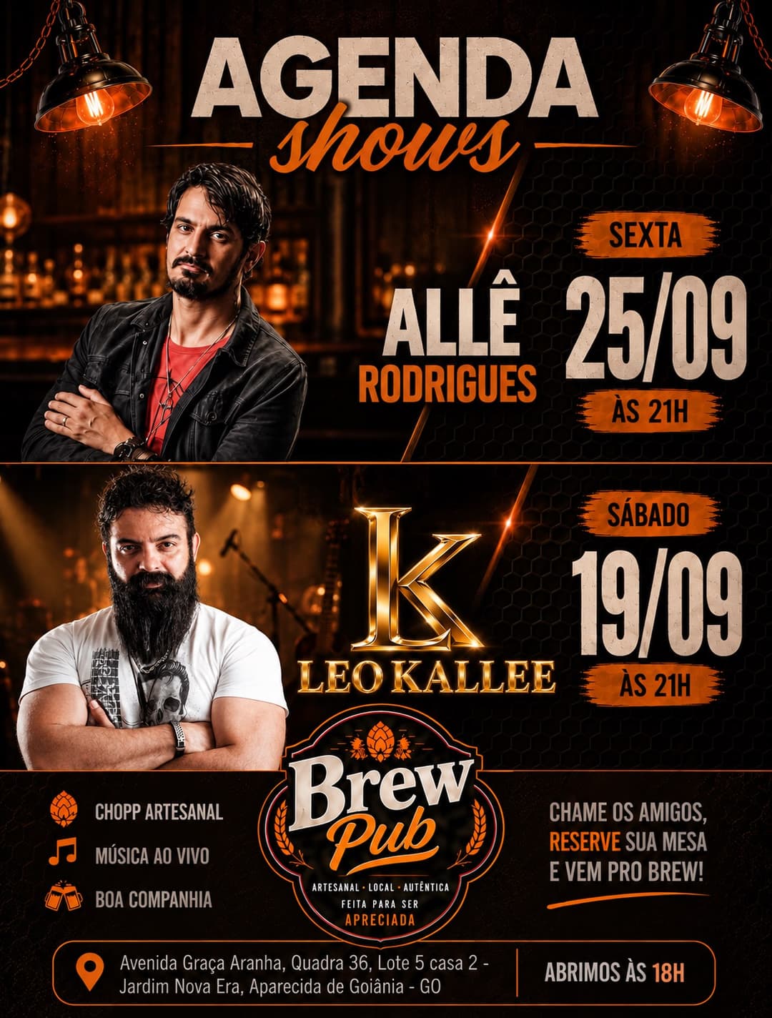 Flyer de Alle Rodrigues