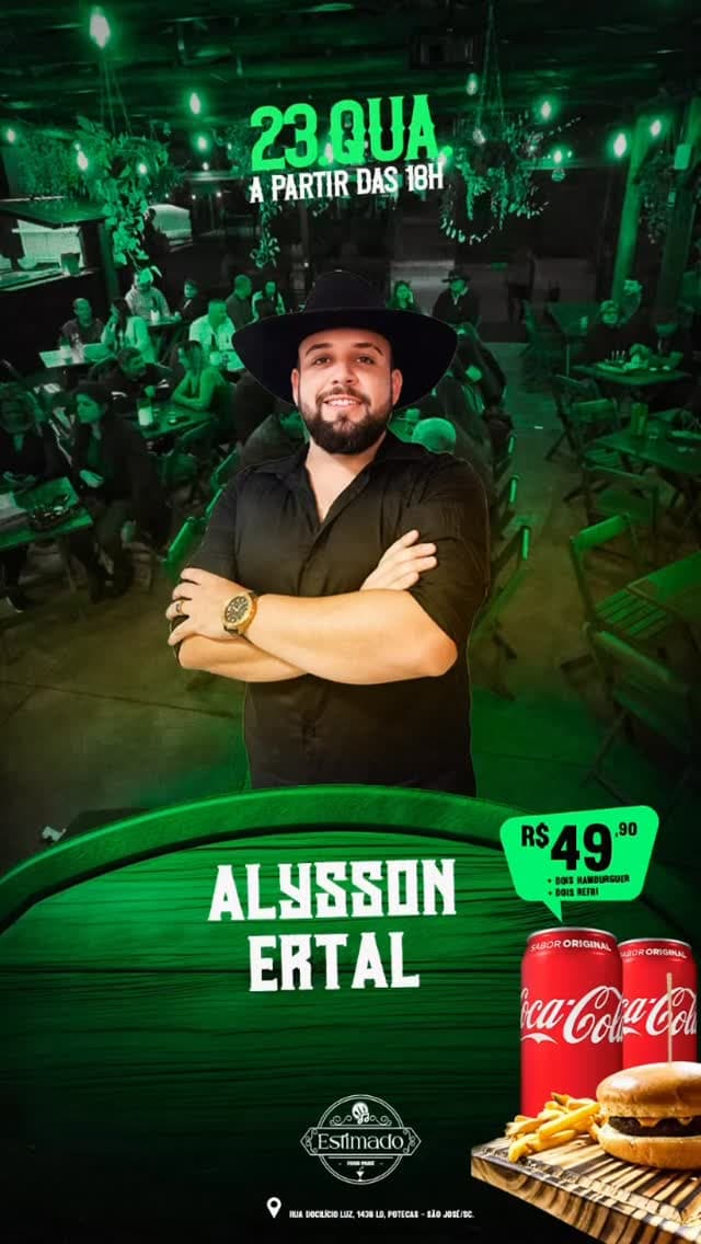 Flyer de Alysson Ertal