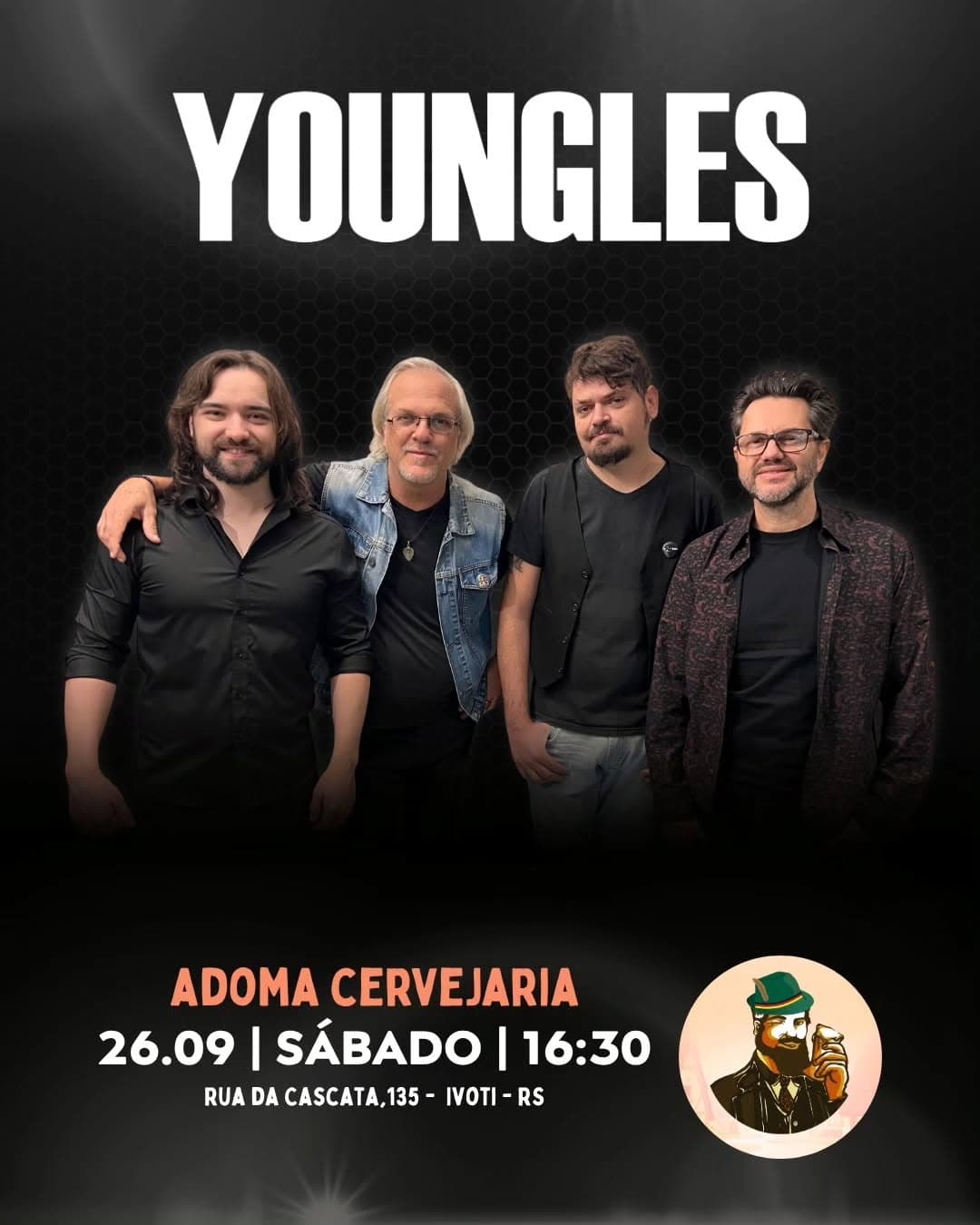 Flyer de Banda Youngles