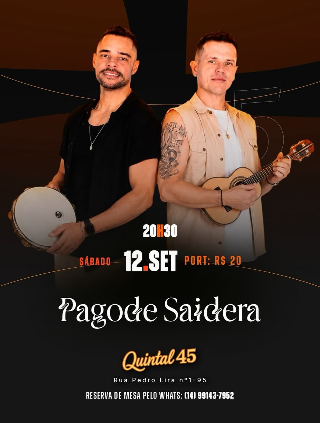 Flyer de Pagode Saidera