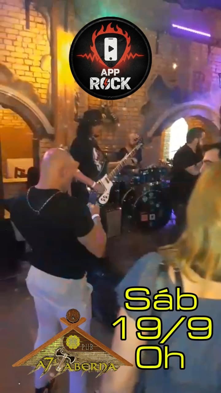 Flyer de Banda App Rock