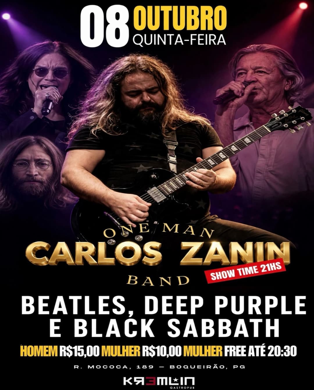 Flyer de CARLOS ZANIN BAND