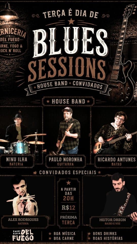Flyer de Ninu Ilha, Paulo Noronha e mais 3 artistas
