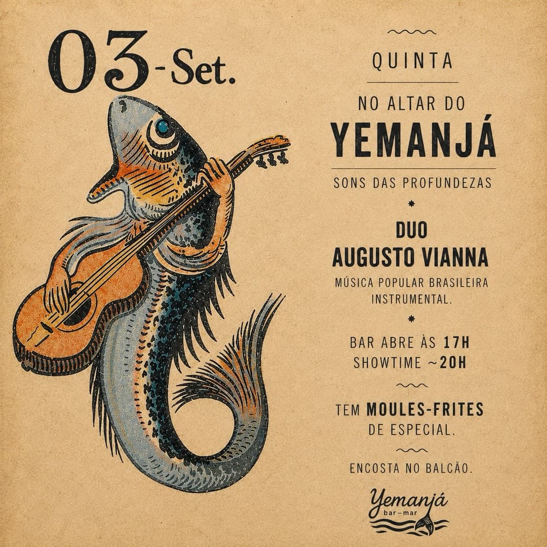 Flyer de Duo Augusto Vianna
