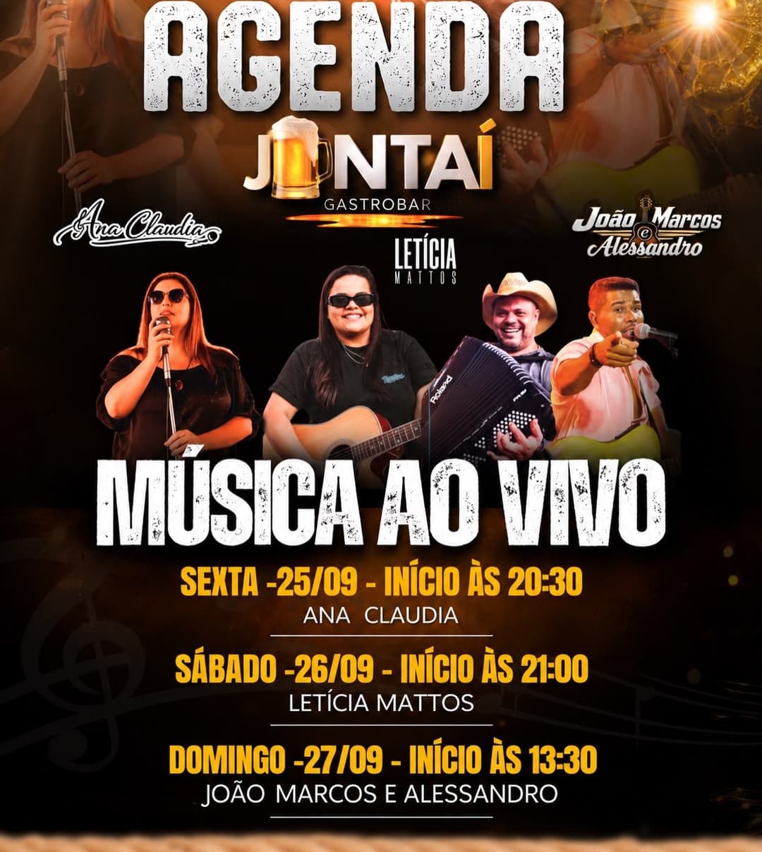 Flyer de Ana Cláudia