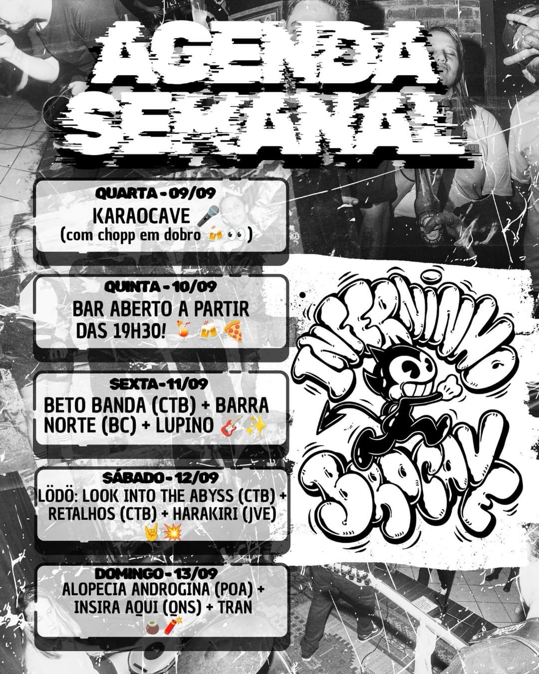 Flyer de Barranorte, Lupino e Beto