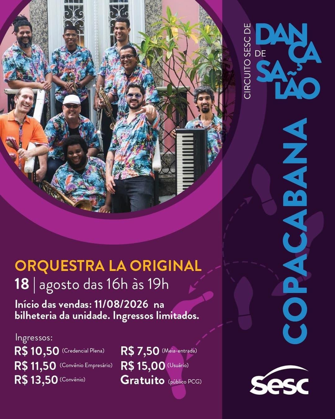 Flyer de Orquestra La Original