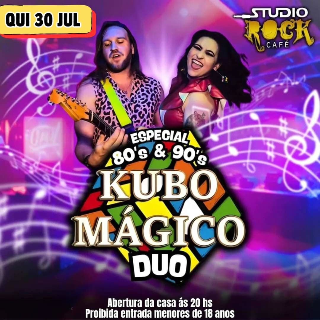 Flyer de Kubo Mágico Duo