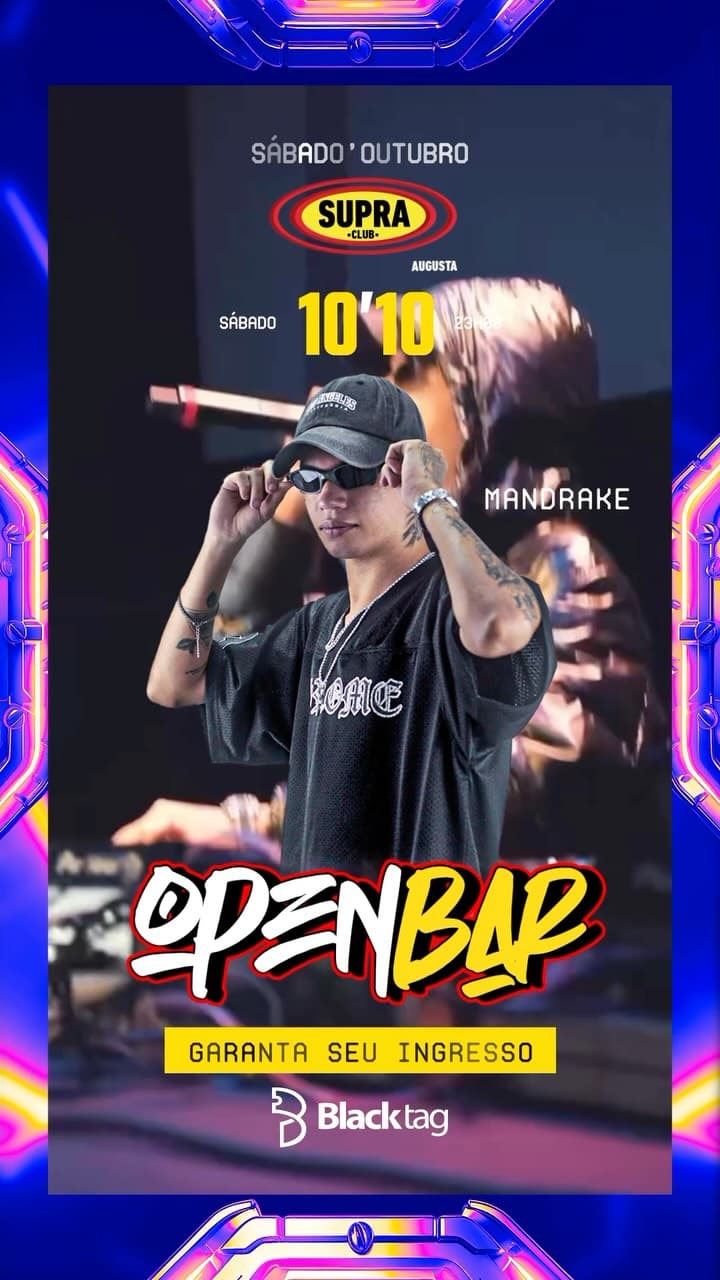 Flyer de DJ Mandrake