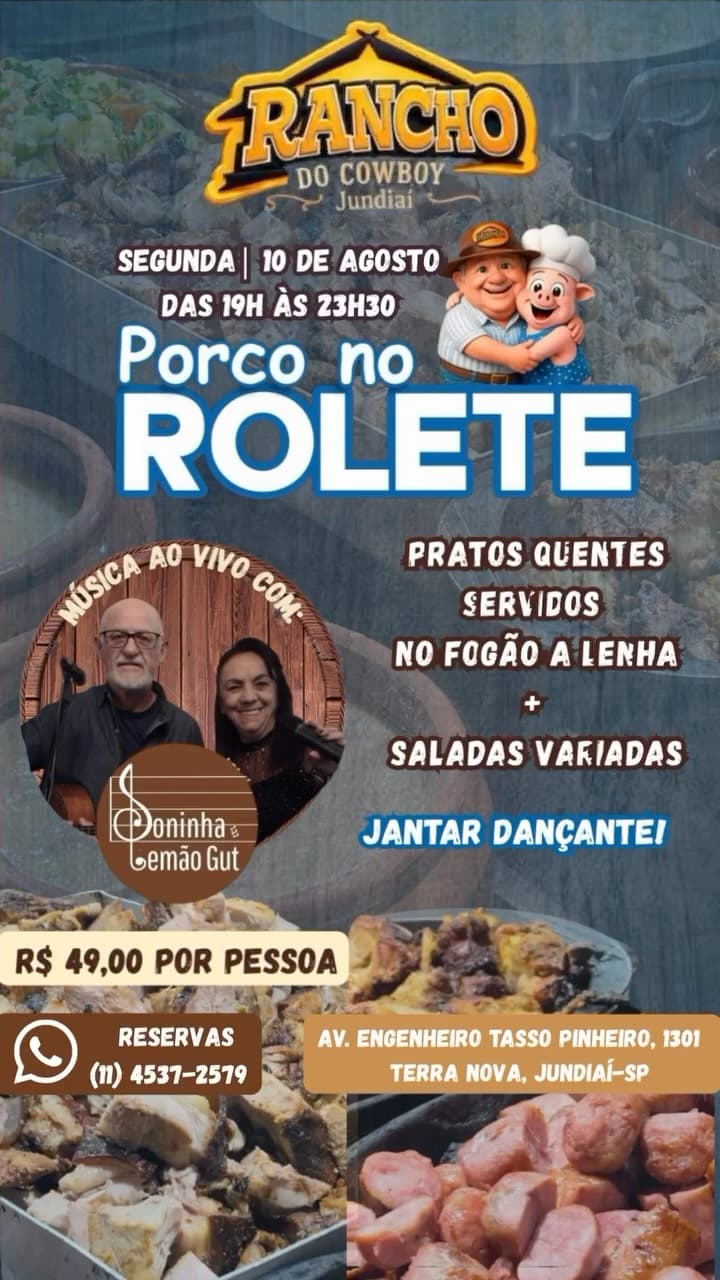Flyer de Soninha & Lemão Gut