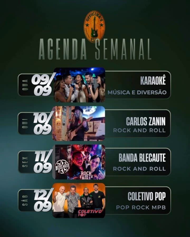 Flyer de Banda Blecaute