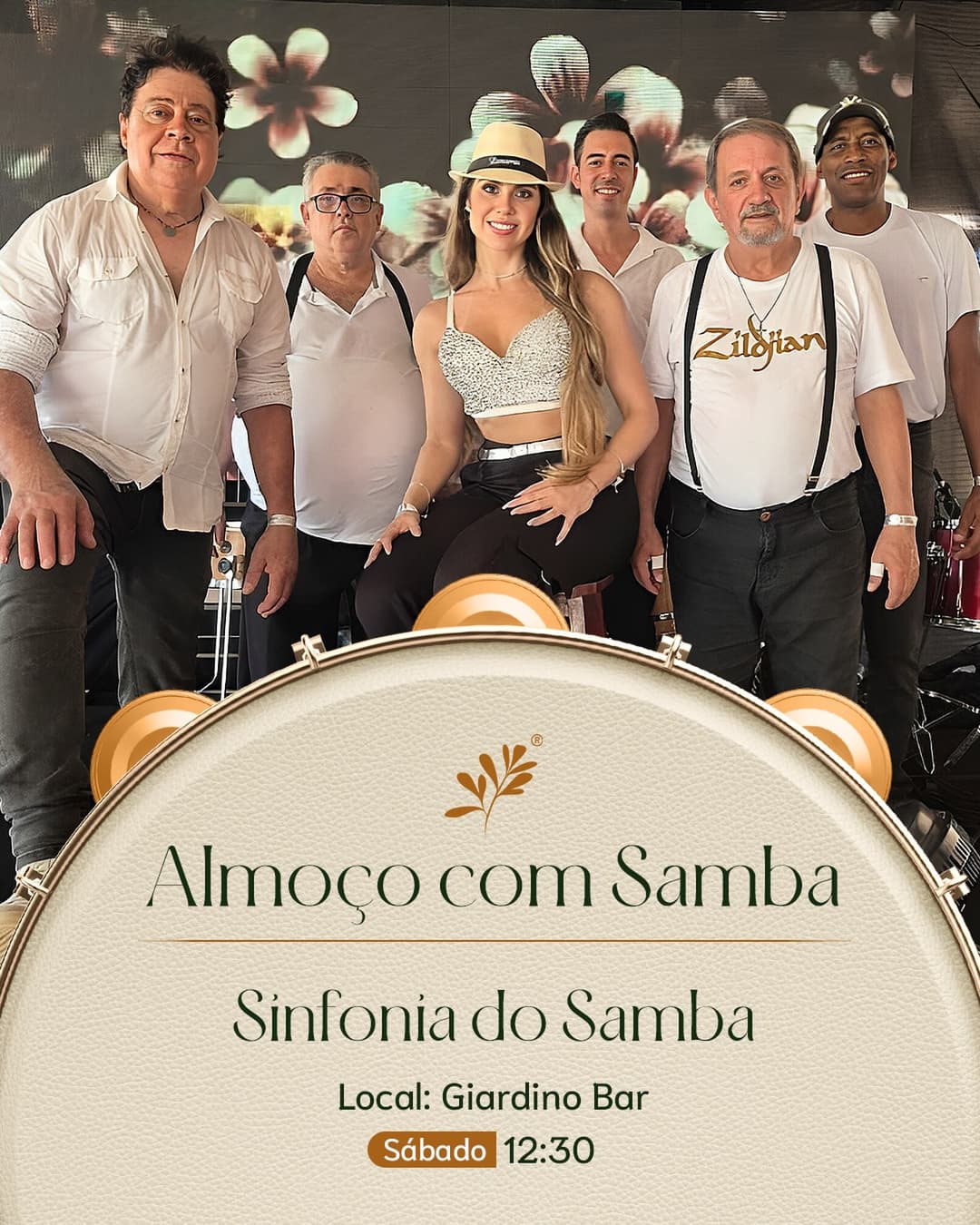 Flyer de Sinfonia do Samba