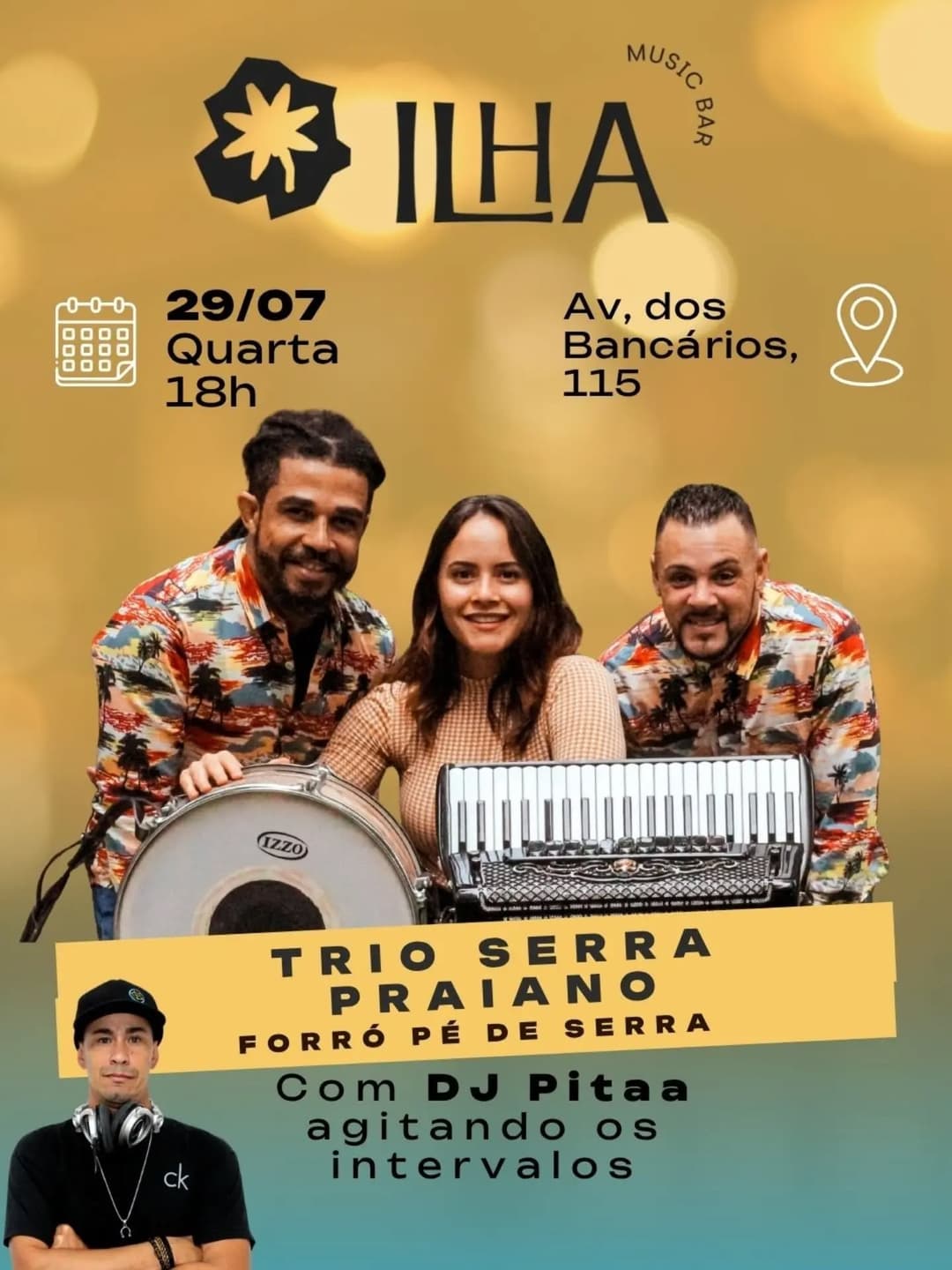 Flyer de Trio Serra Praiano