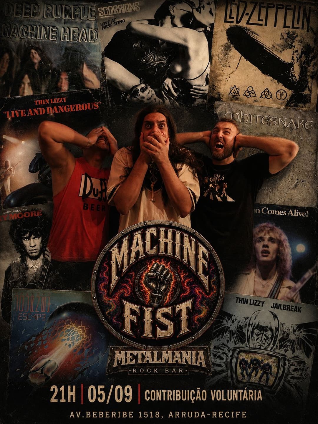Flyer de Machine Fist