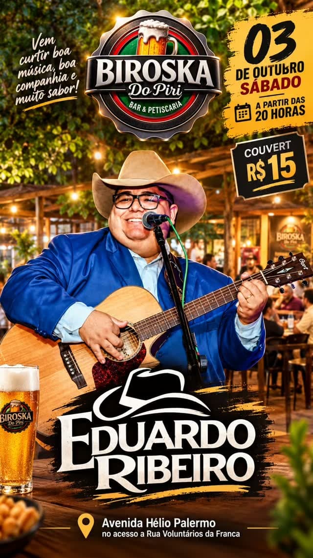 Flyer de EDUARDO RIBEIRO