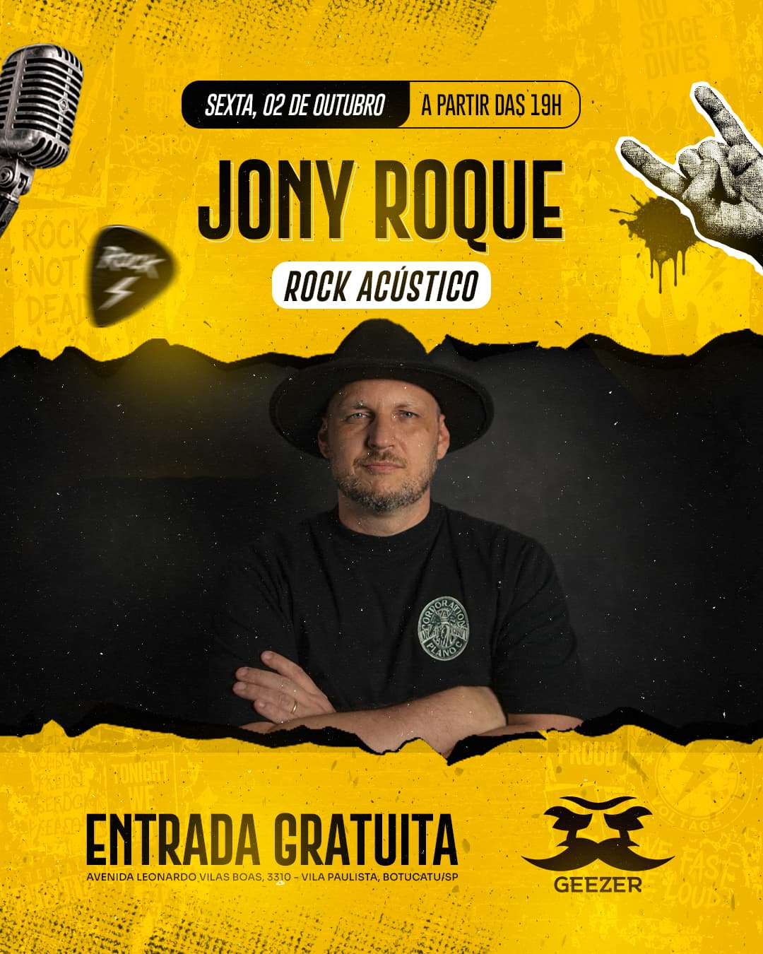 Flyer de Jony Roque