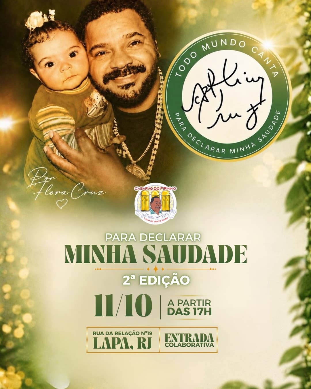 Flyer de Flora Cruz