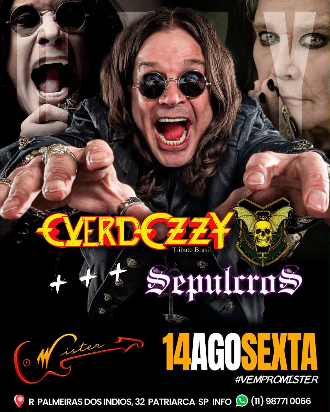 Flyer de Banda Sepulcros