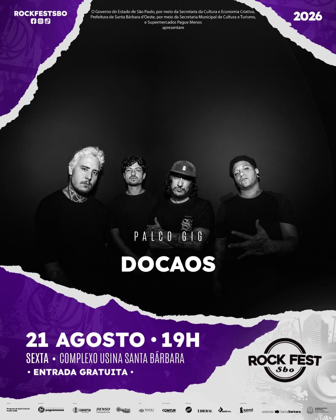 Flyer de Docaos