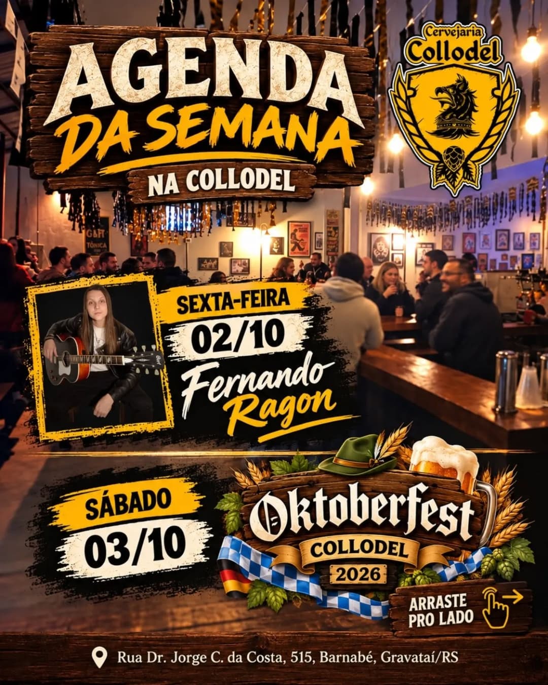 Flyer de Fernando Ragon