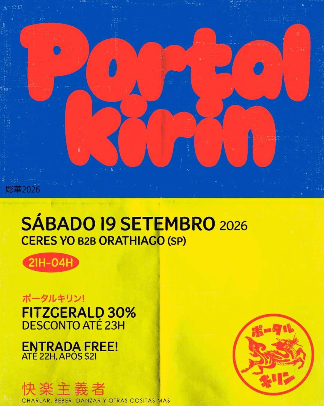Flyer de Ceres Yo e Orathiago