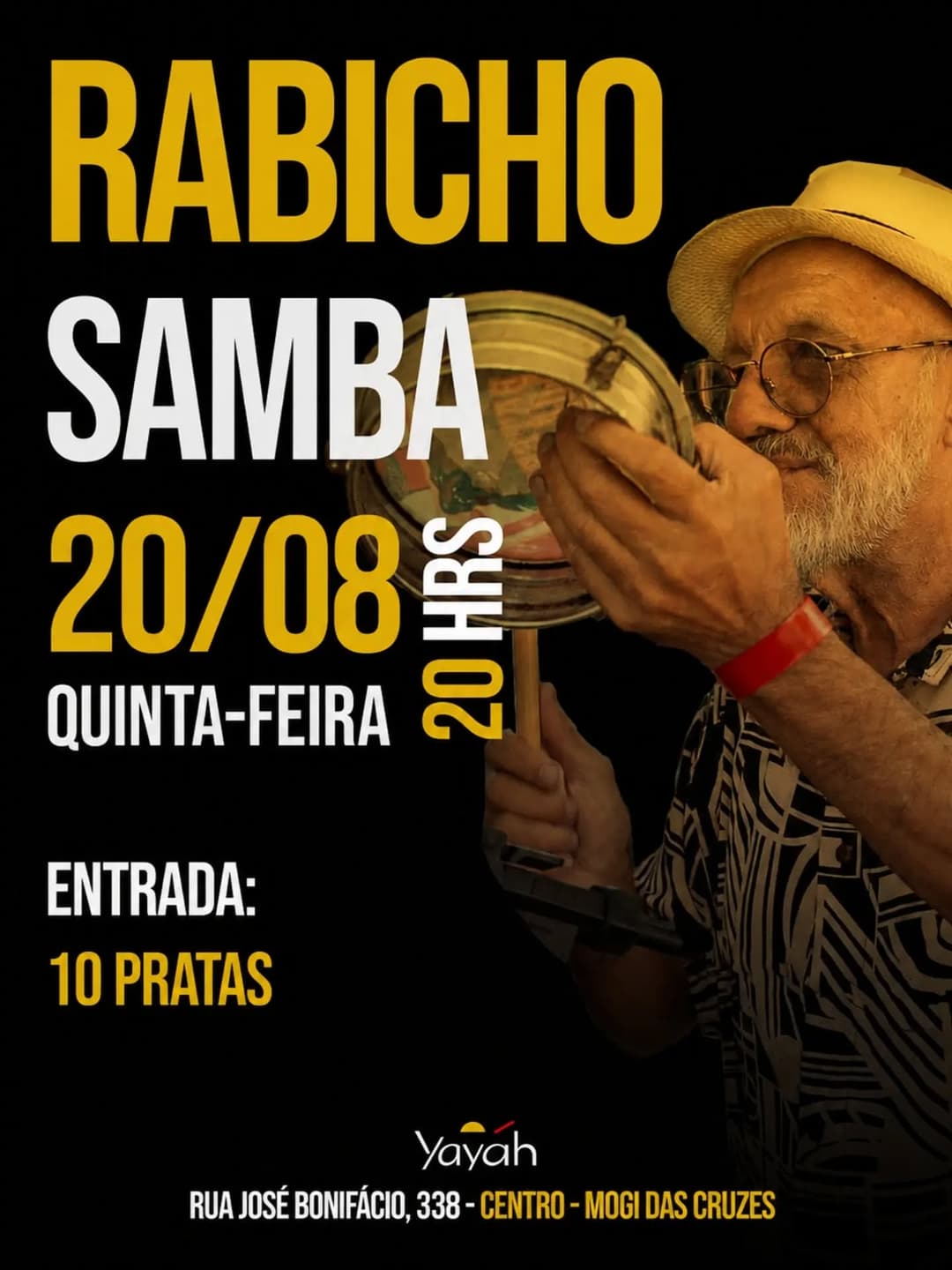 Flyer de Samba do Rabicho
