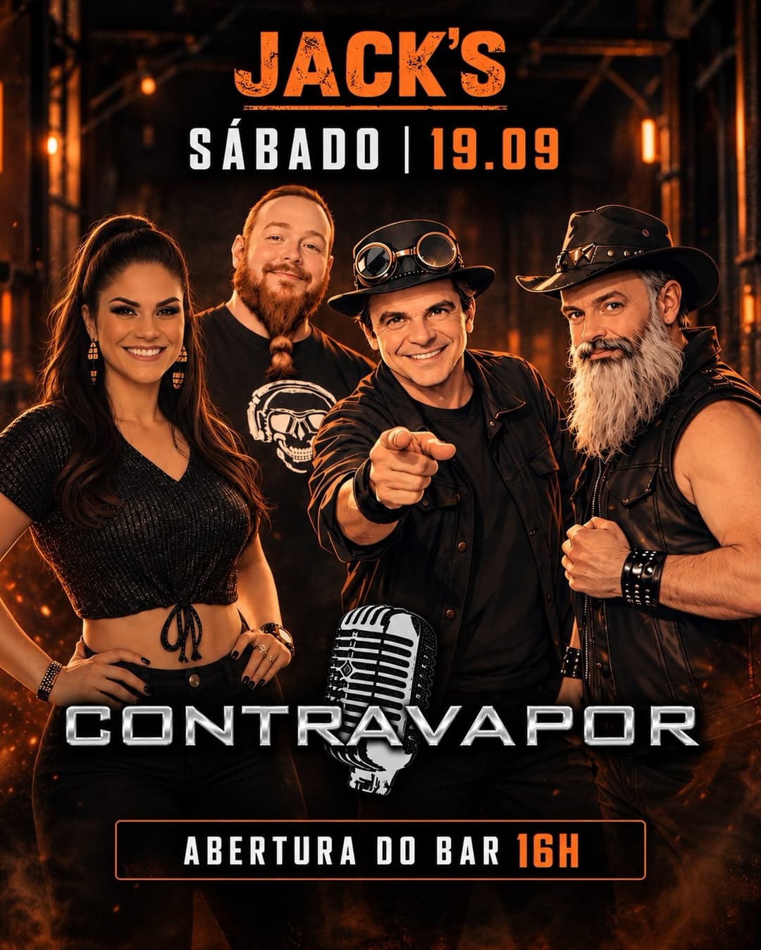 Flyer de Banda Contravapor