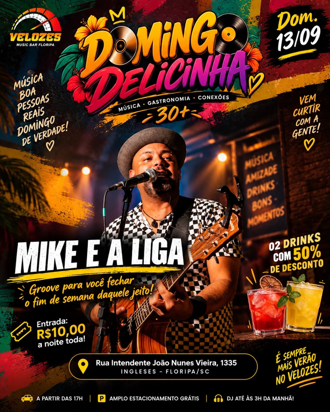 Flyer de Mike Douglas