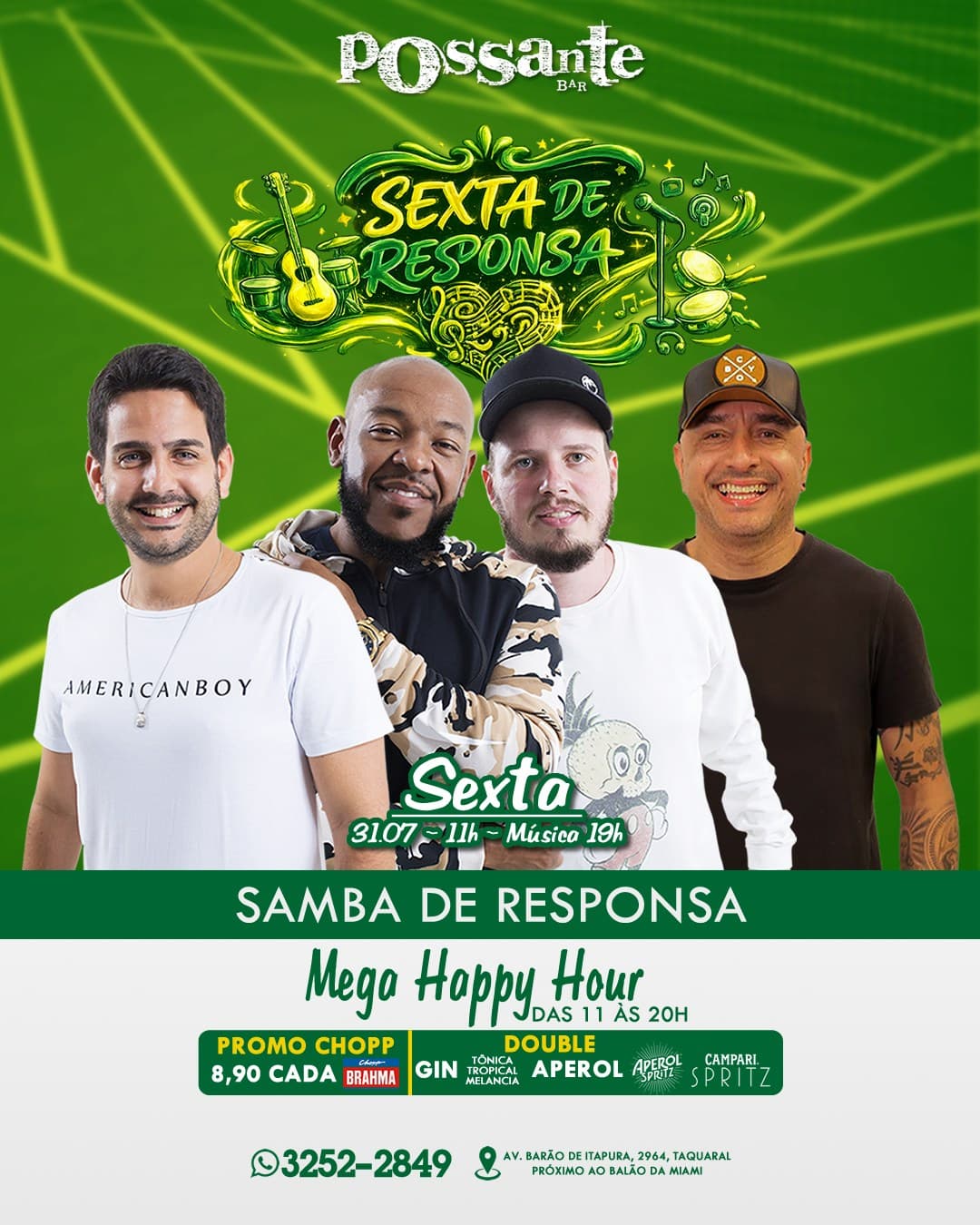 Flyer de Samba de Responsa