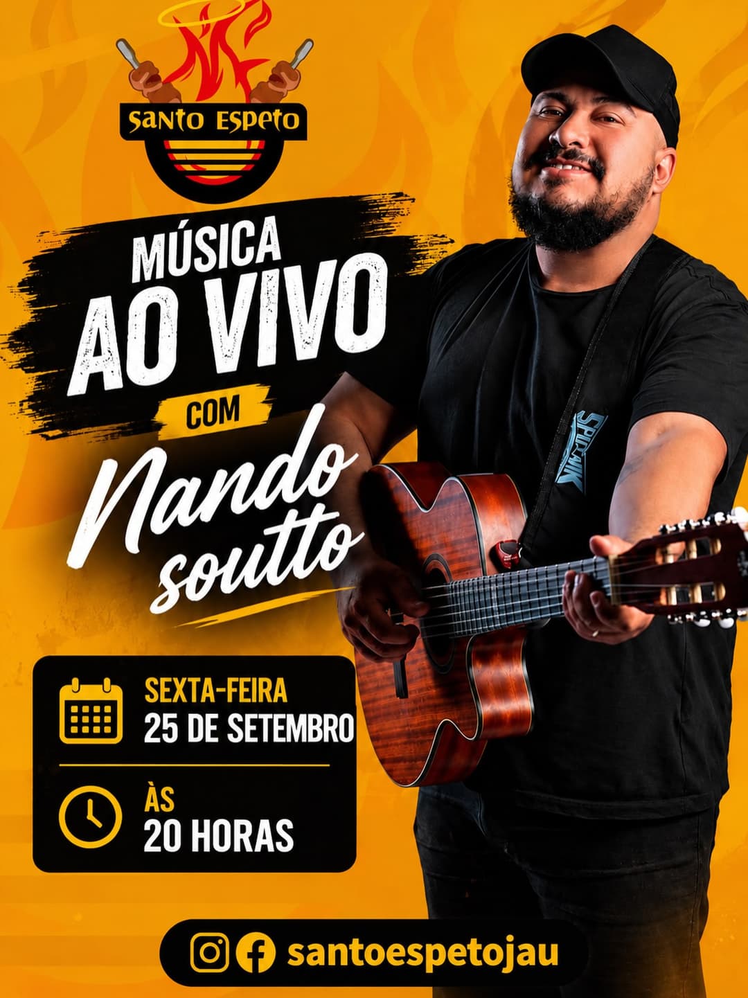 Flyer de Nando Soutto