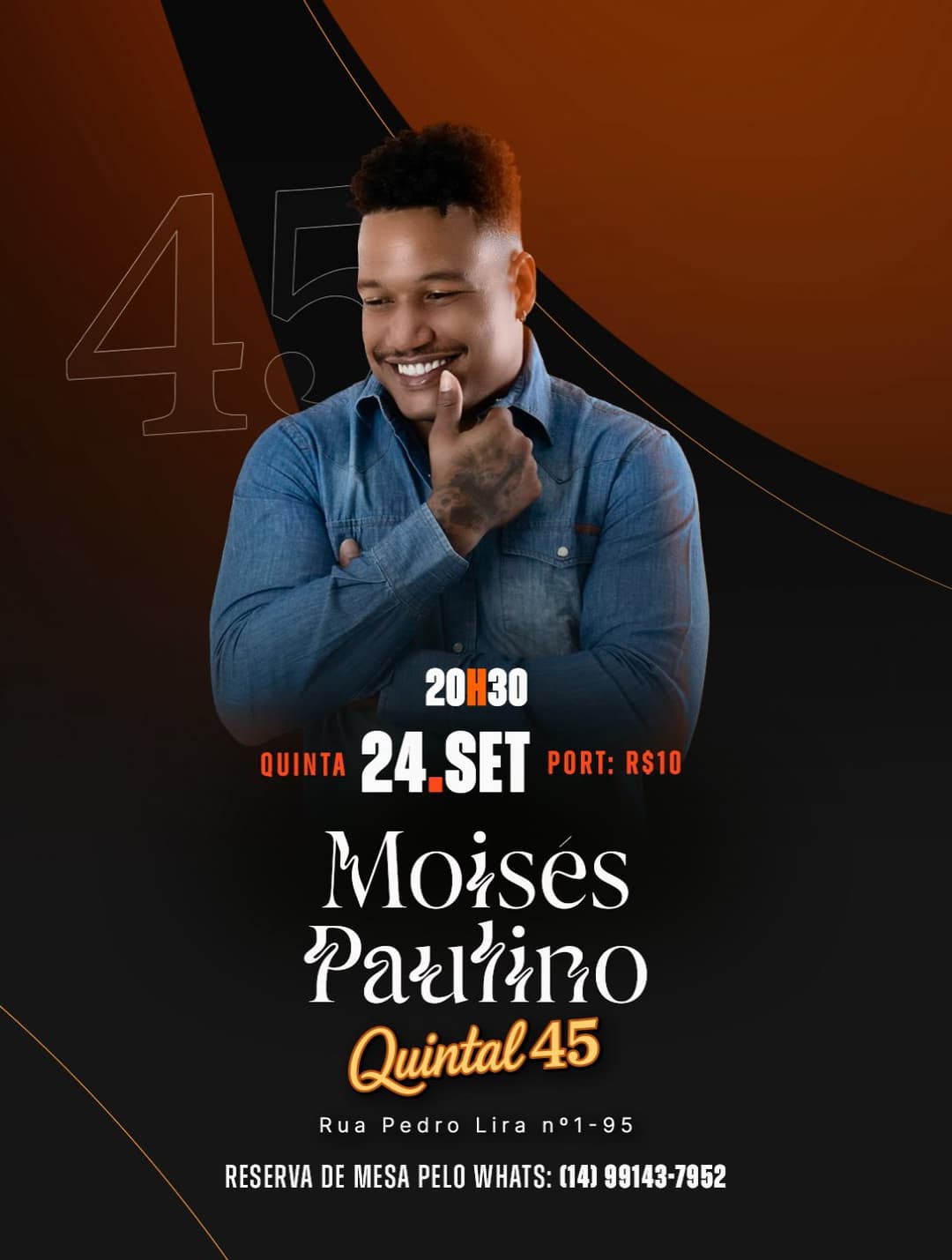 Flyer de Moises Paulino